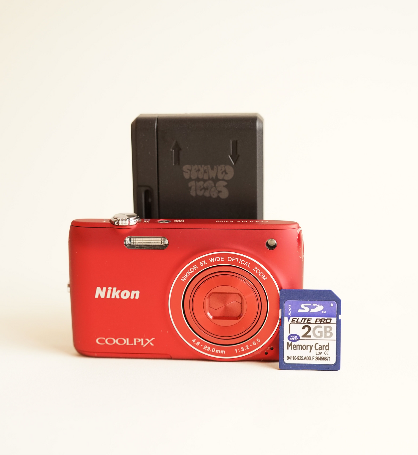 Nikon Coolpix S4100 Digital Camera | 14MP | Tested & Working | Red
