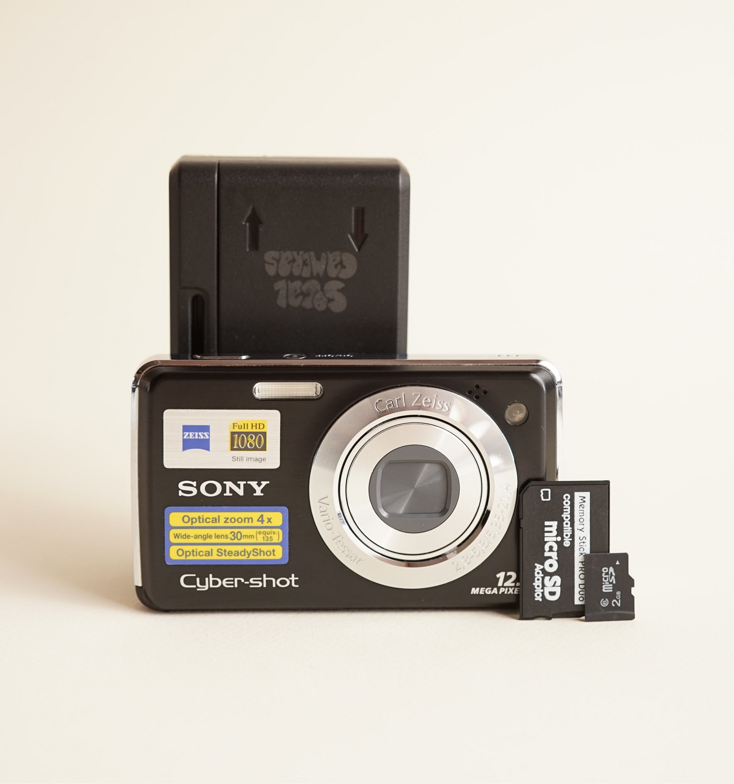 Sony Cyber-shot DSC-W220 Digital Camera | 12.1MP | Tested & Working | Black