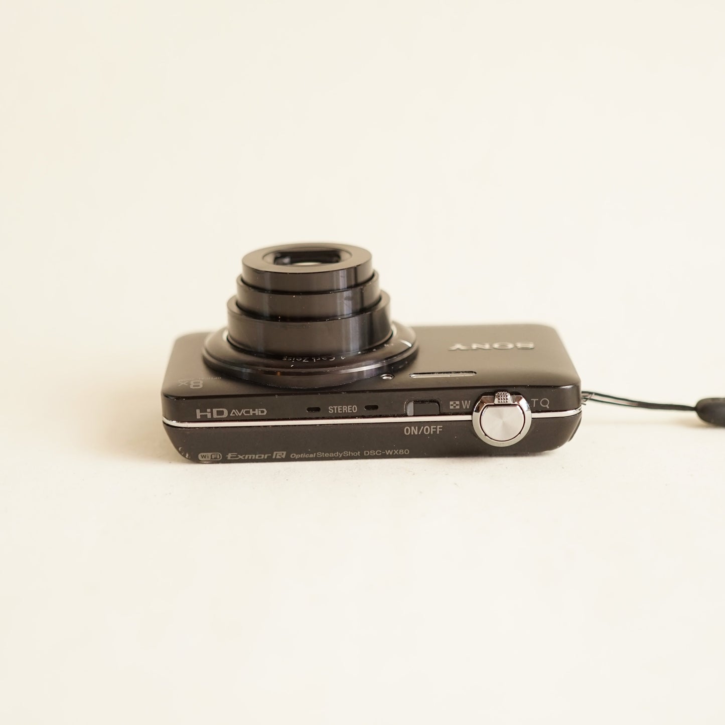 Sony CyberShot DSC-WX80 Digital Camera | 16MP | Tested & Working | Black