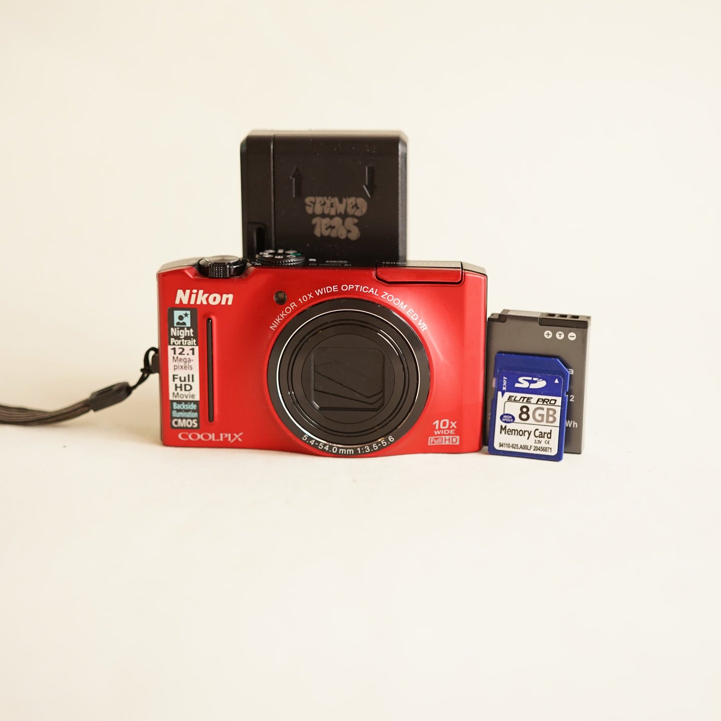 Nikon Coolpix S8100 Digital Camera | 12.1MP | Read Description | Red