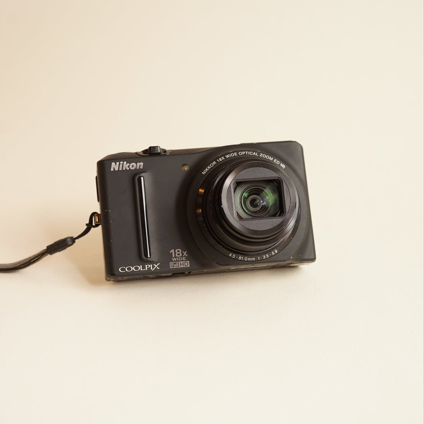 Nikon Coolpix S9100 Digital Camera | 12.1MP | Tested & Working | Black