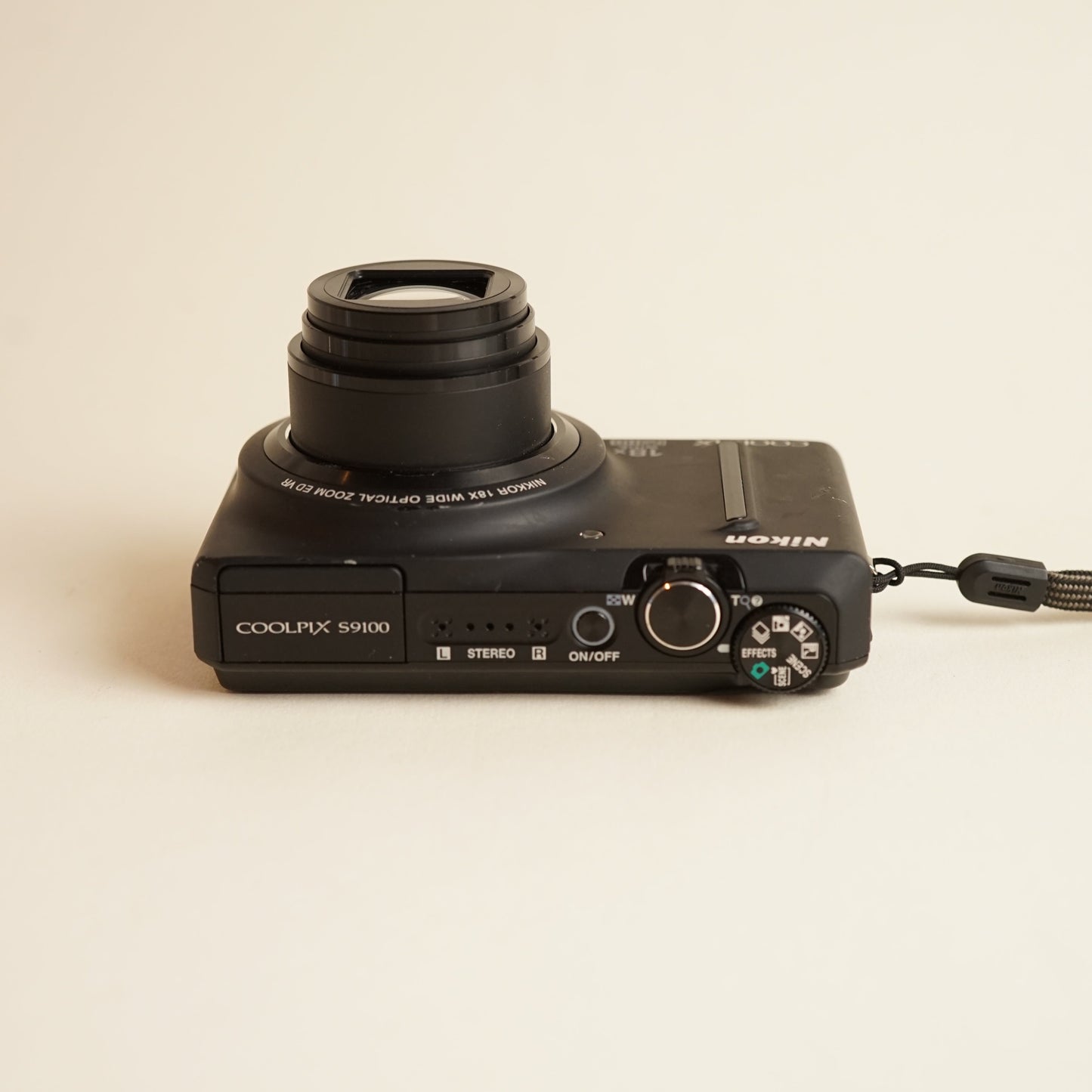Nikon Coolpix S9100 Digital Camera | 12.1MP | Tested & Working | Black