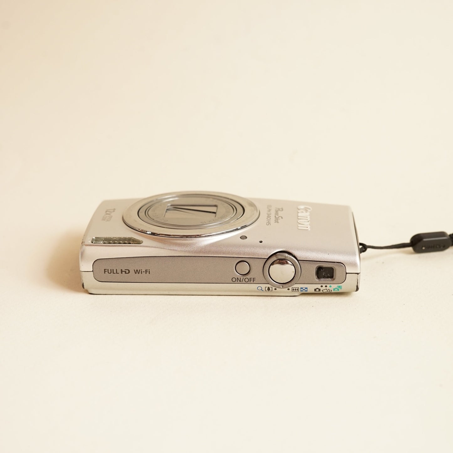 Canon PowerShot ELPH 340 HS Digital Camera | 16MP | Read Description | Silver