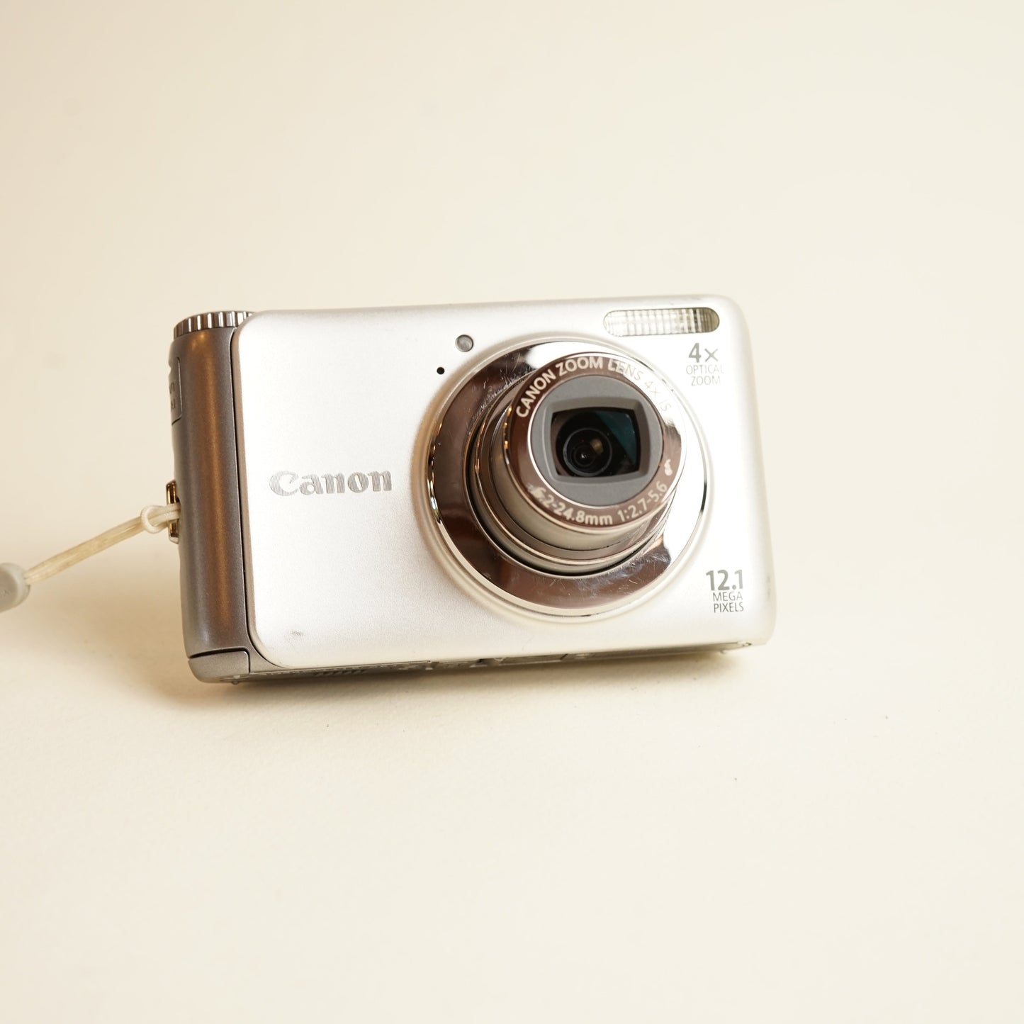 Canon PowerShot A3100 IS Digital Camera | 12MP | Tested & Working | Silver