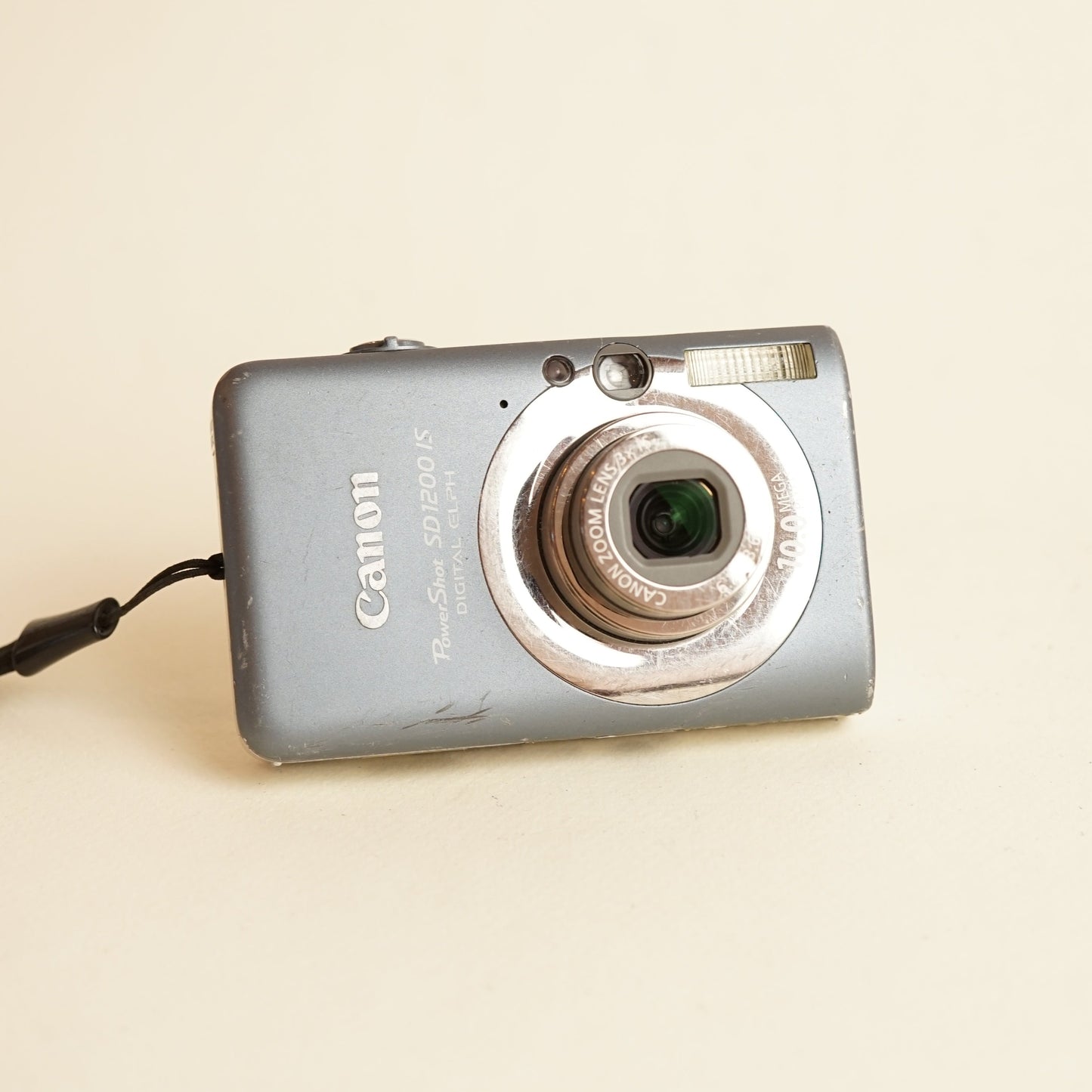 Canon PowerShot SD1200 IS Digital Camera | 10MP | Tested & Working | Grey