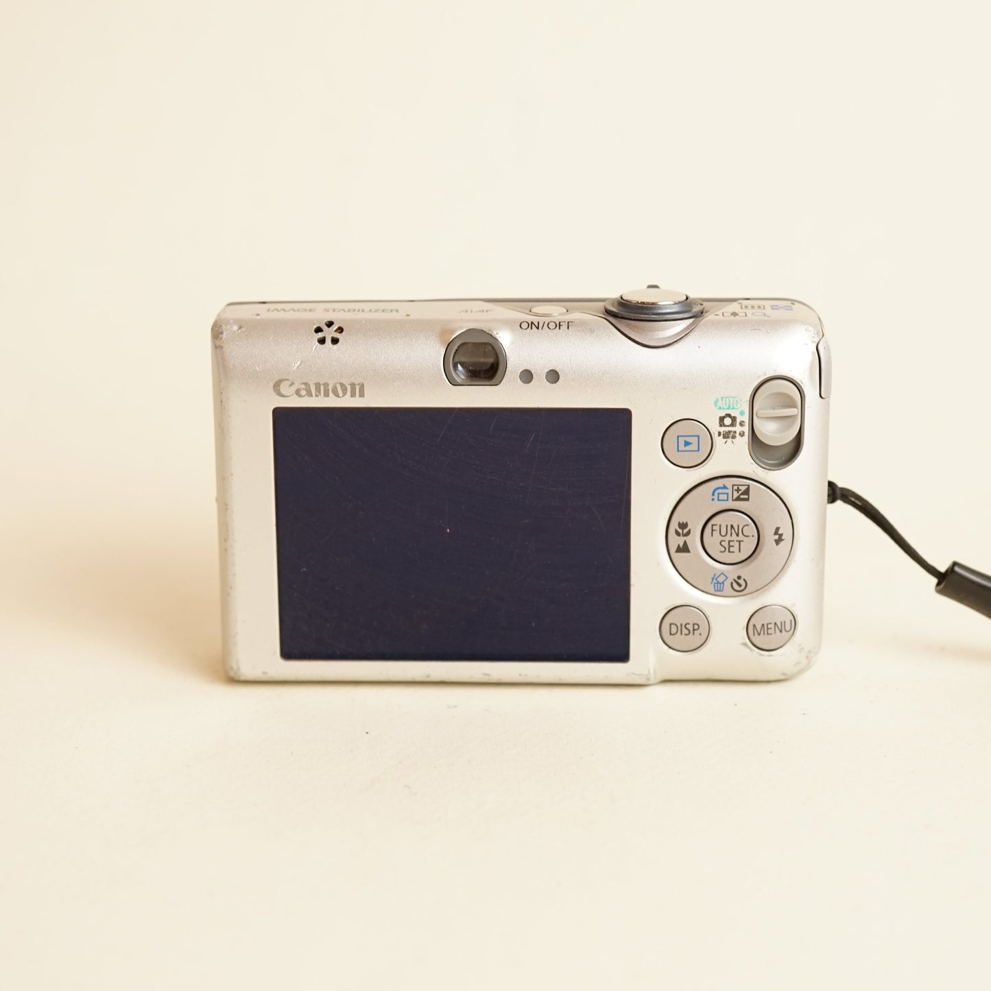 Canon PowerShot SD1200 IS Digital Camera | 10MP | Tested & Working | Grey