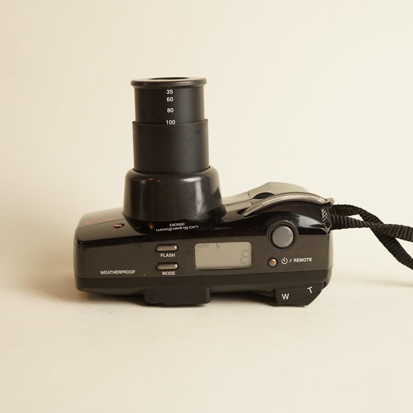 Olympus Infinity Super Zoom 3500 Film Camera | 35mm Point & Shoot | Tested & Working | Black