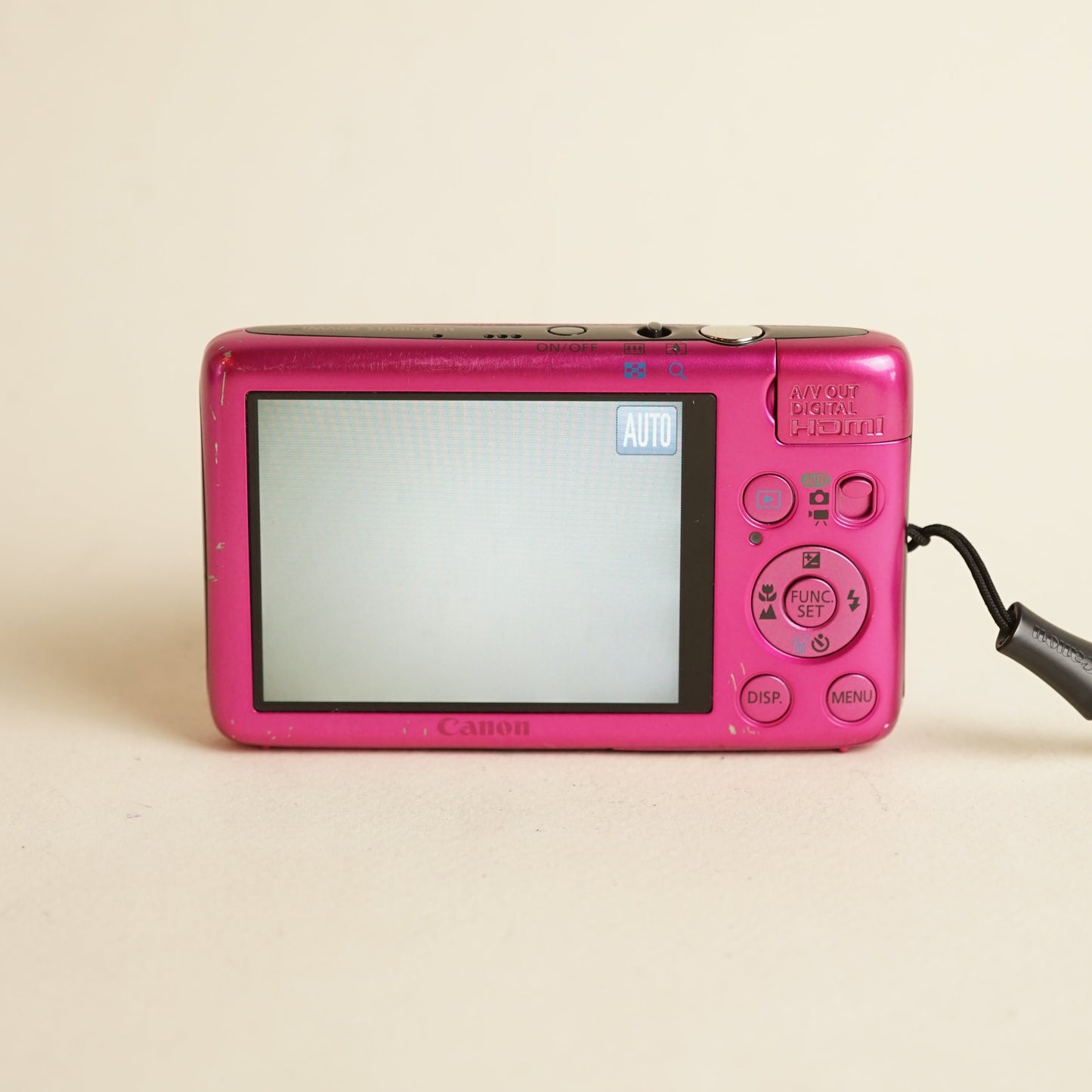 Canon PowerShot SD1400 IS Digital Camera | 14.1MP | Tested & Working | Pink