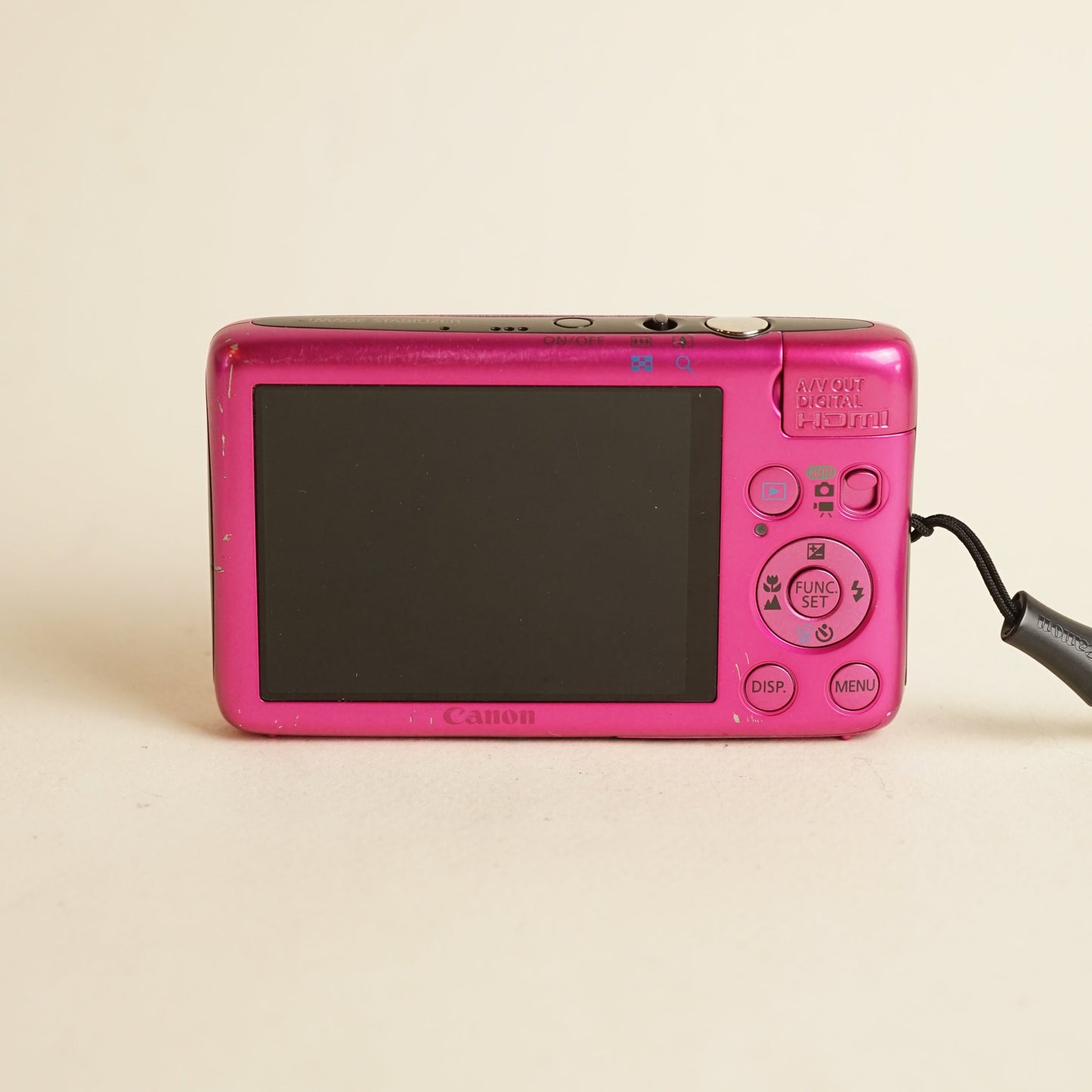 Canon PowerShot SD1400 IS Digital Camera | 14.1MP | Tested & Working | Pink