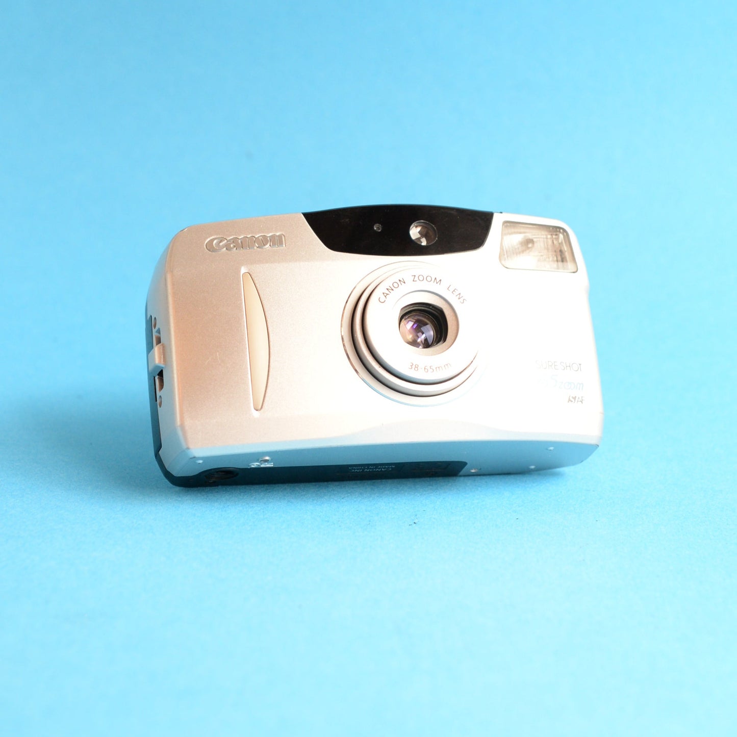 Canon SureShot 65 Zoom Film Camera | 35mm Point & Shoot | Tested & Working | Silver