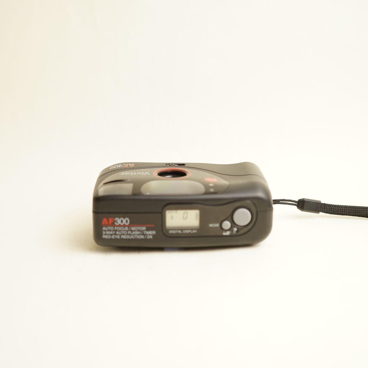 Vivitar AF 300 Film Camera | 35mm Point & Shoot | Tested & Working | Black
