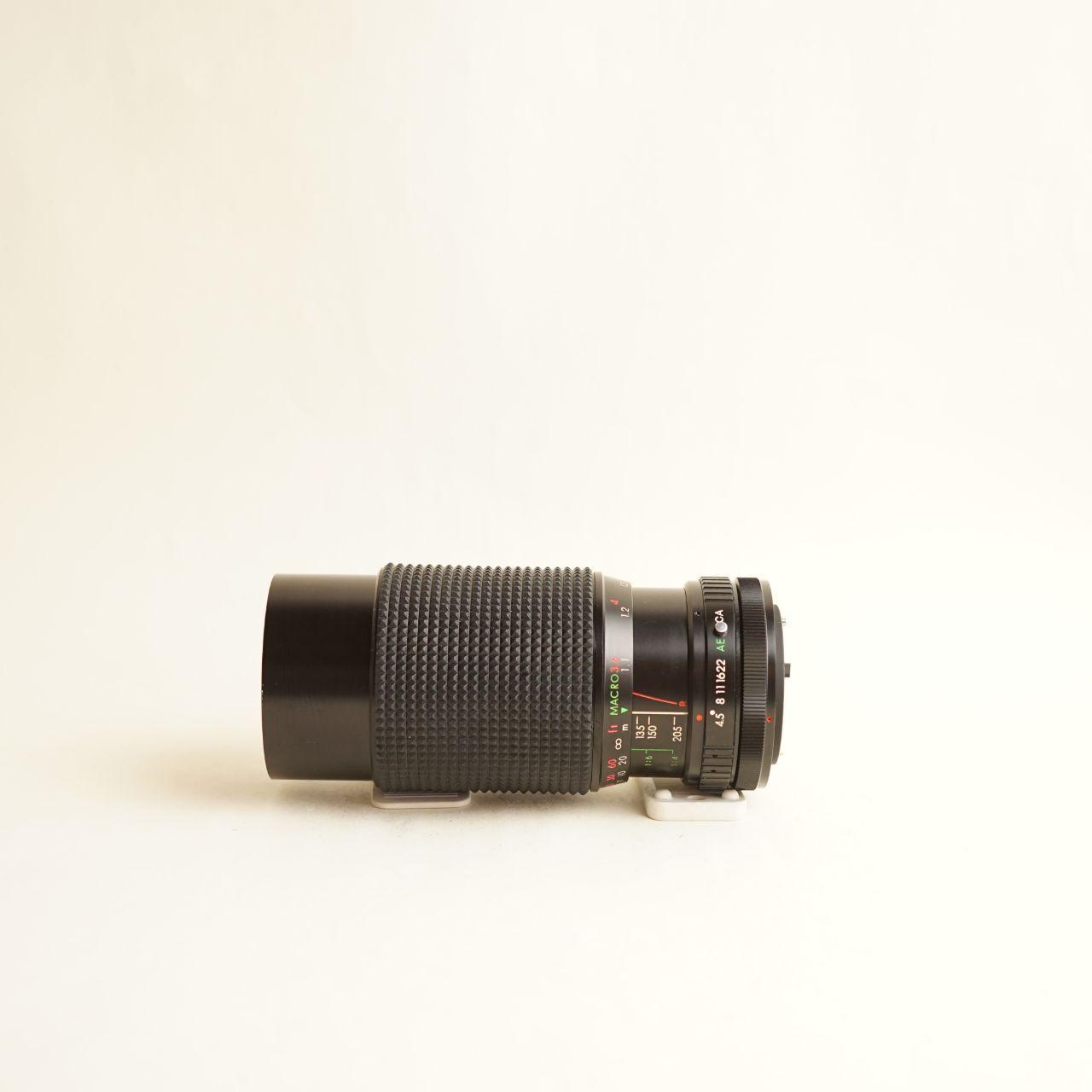 Star-D Auto Zoom Lens 80-200mm f/4.5 | Canon FD Mount | 55mm Filter Thread | Read Description | Black