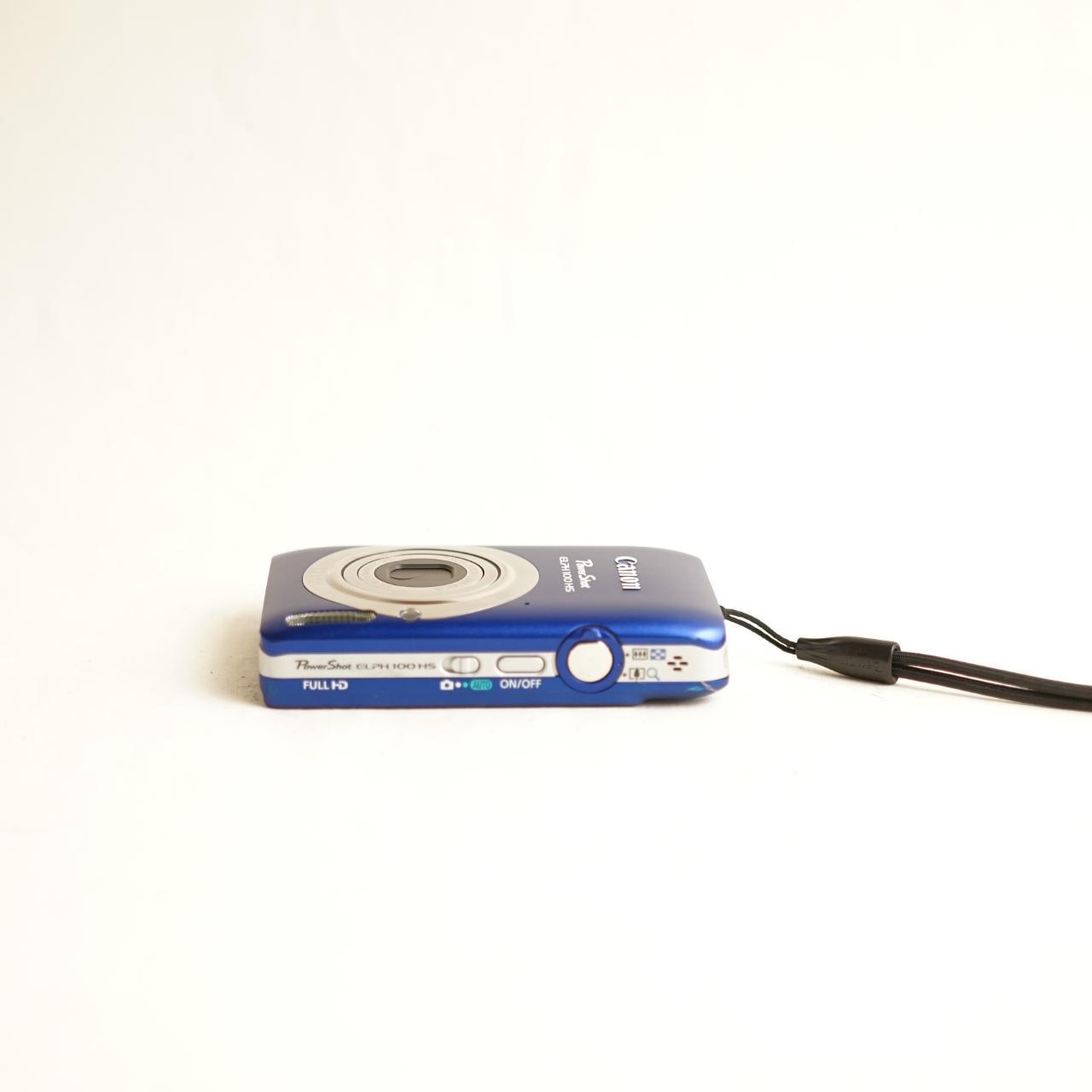 Canon PowerShot ELPH 100 HS Digital Camera | 12.1MP | Tested & Working | Blue