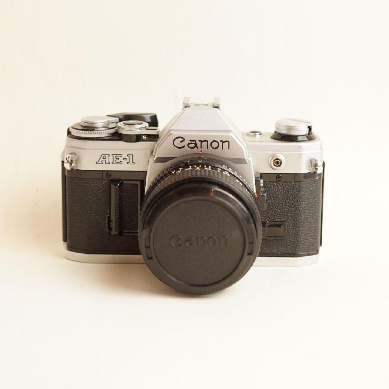 Canon AE-1 Film Camera | 35mm SLR | Tested & Working | Silver