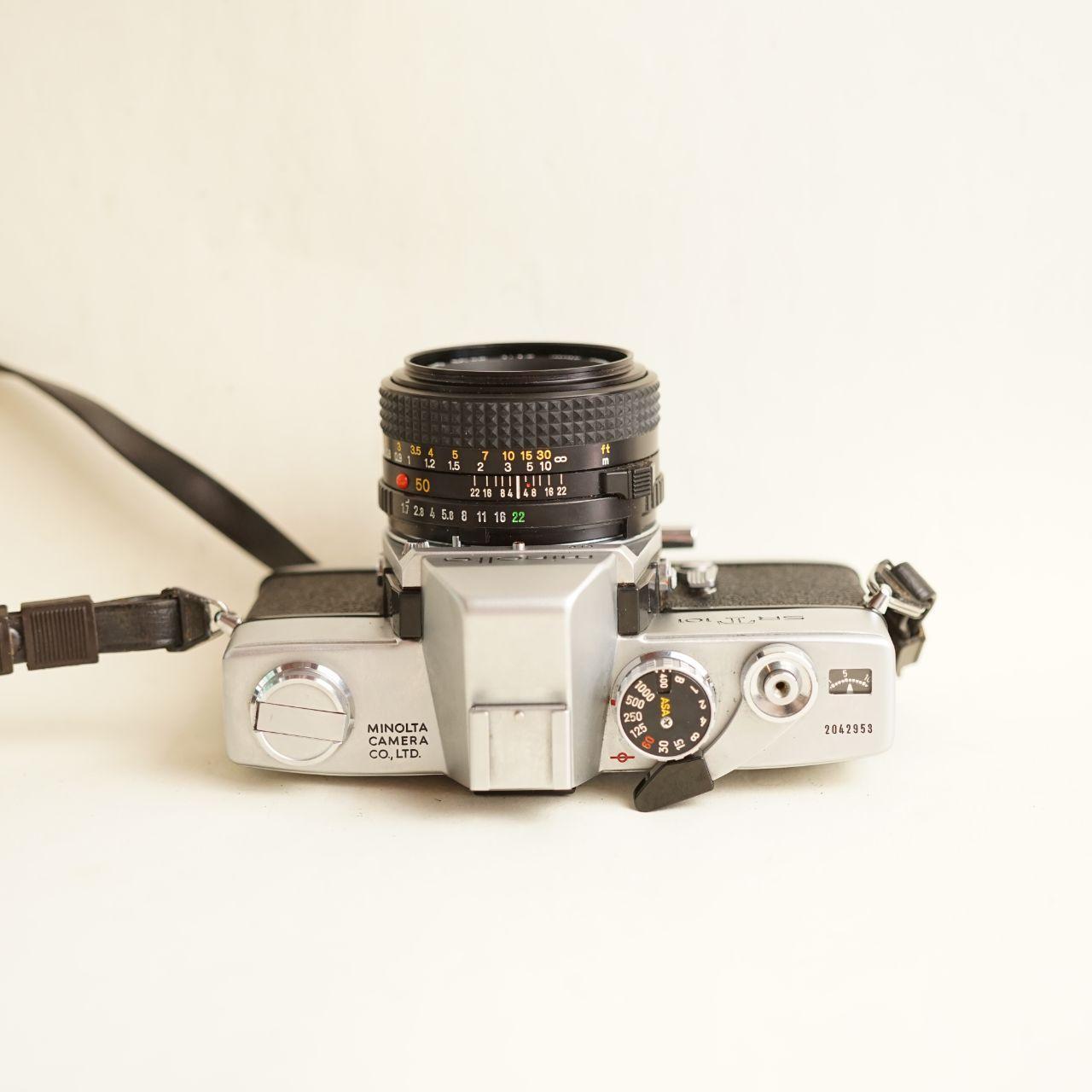 Minolta SRT101 35mm SLR Film Camera | 50mm f/1.7 Lens | Tested & Working