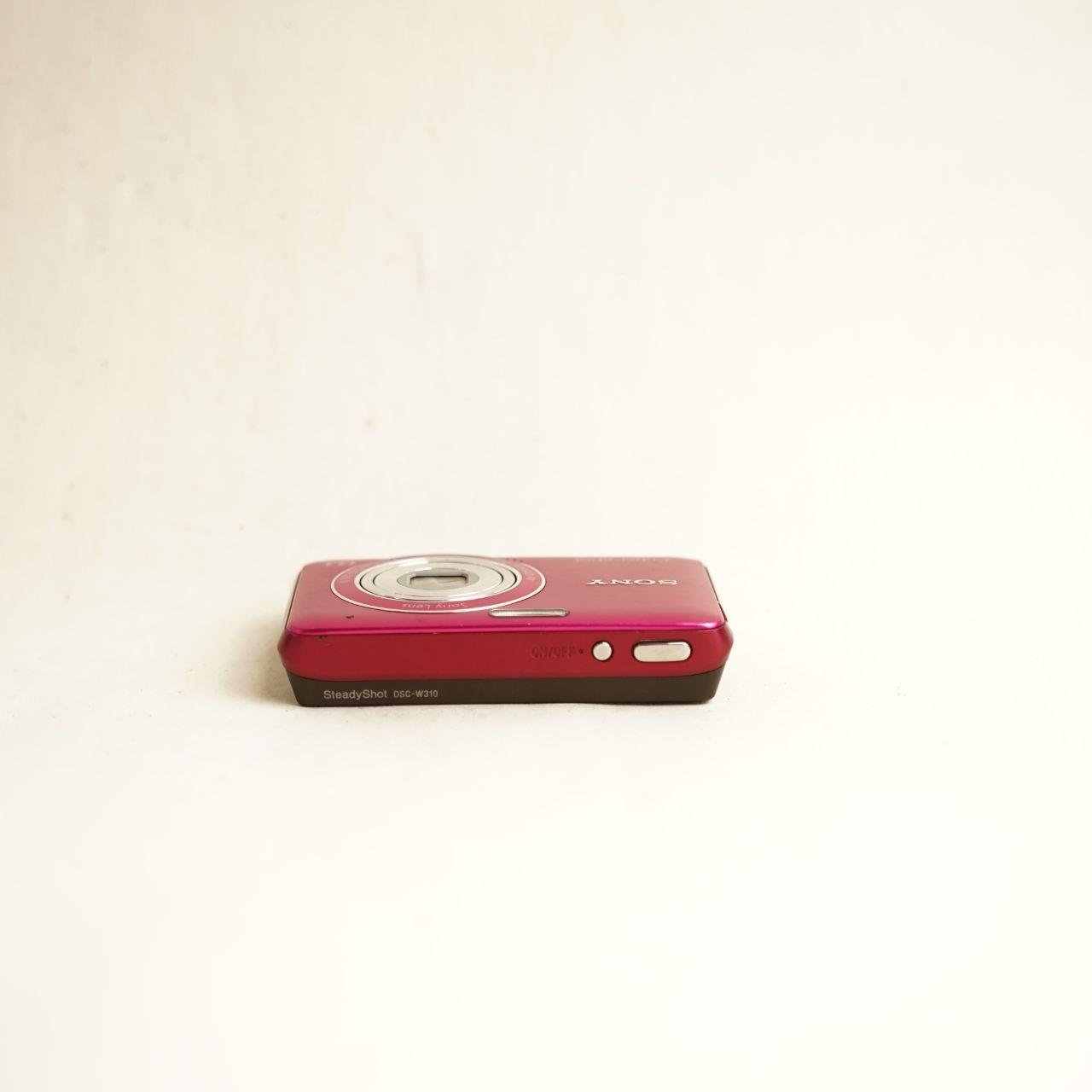Sony Cyber-shot DSC-W310 Digital Camera | 12.1MP | Tested & Working | Red