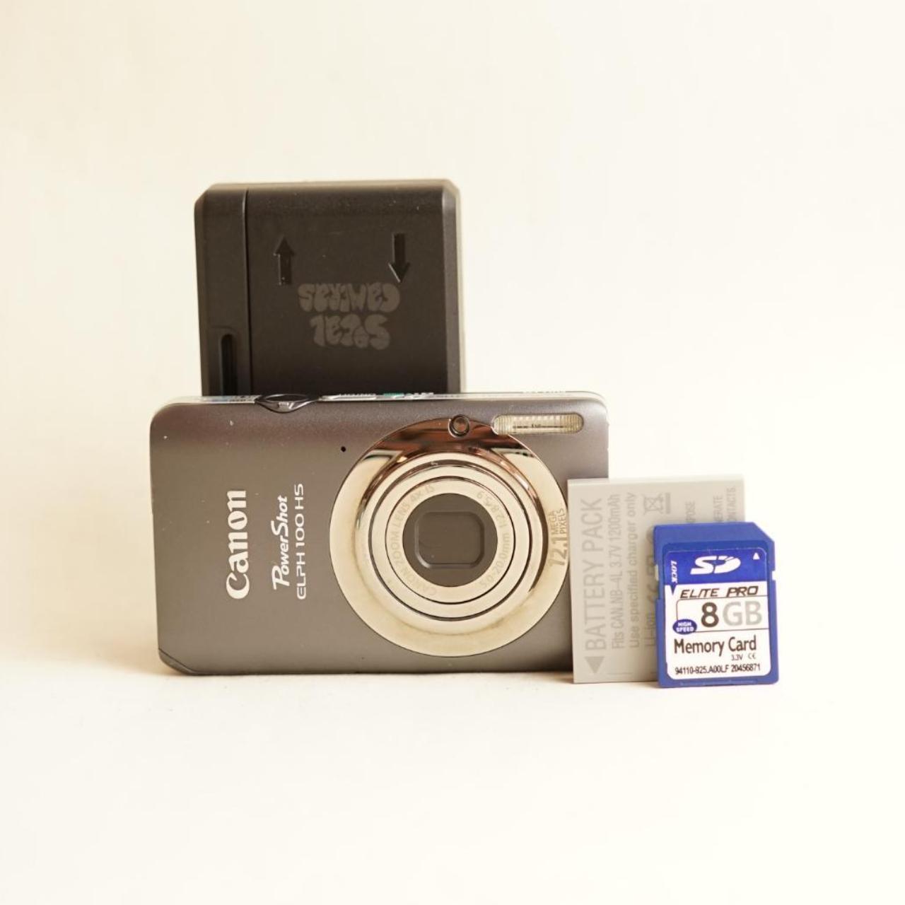 Canon Powershot Digital Camera Under 100 Canon PowerShot ELPH 100 HS Digital Camera 12MP Tested Working –  SoCal Cameras