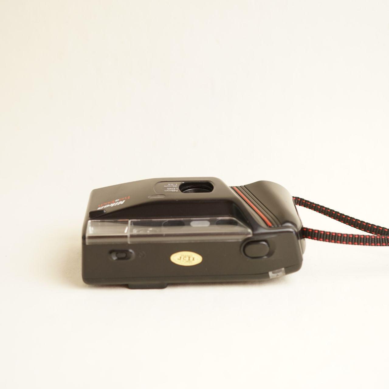 Nikon Fun Touch Film Camera | 35mm Point & Shoot | Tested & Working | Black