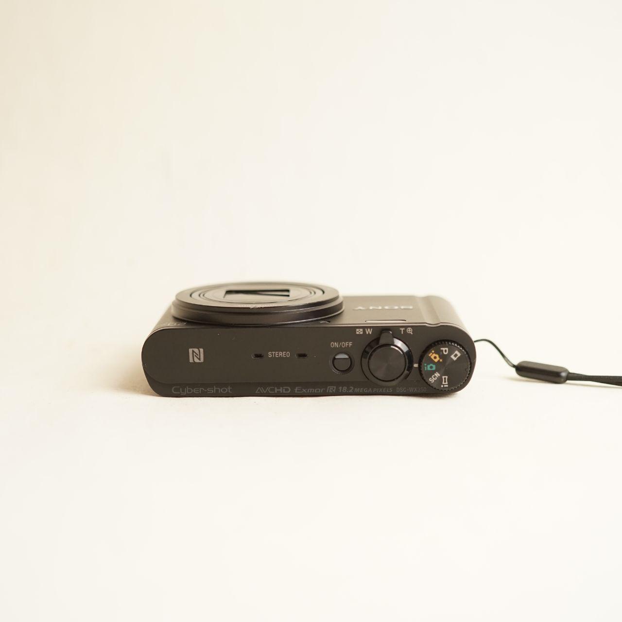 Sony Cyber-shot DSC-WX350 Digital Camera | 18.2MP | Tested & Working | Black