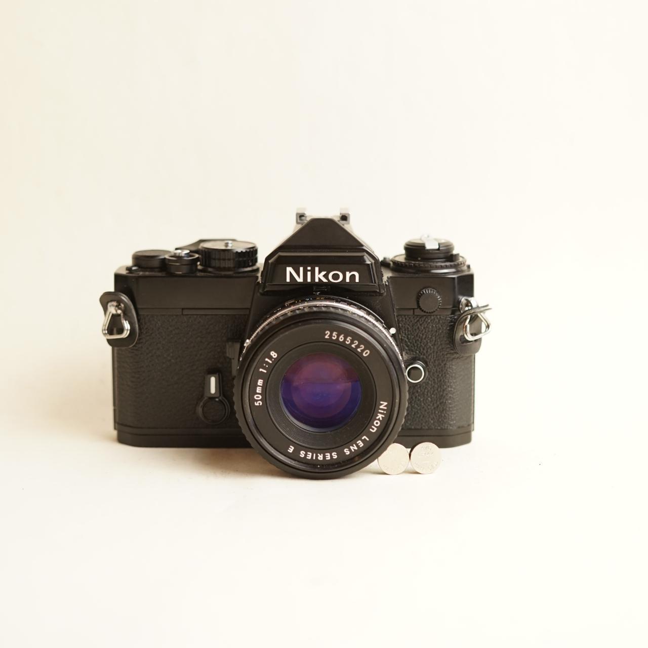 Nikon FE Film Camera + Nikon Series E 50mm f/1.8 Lens | 35mm SLR