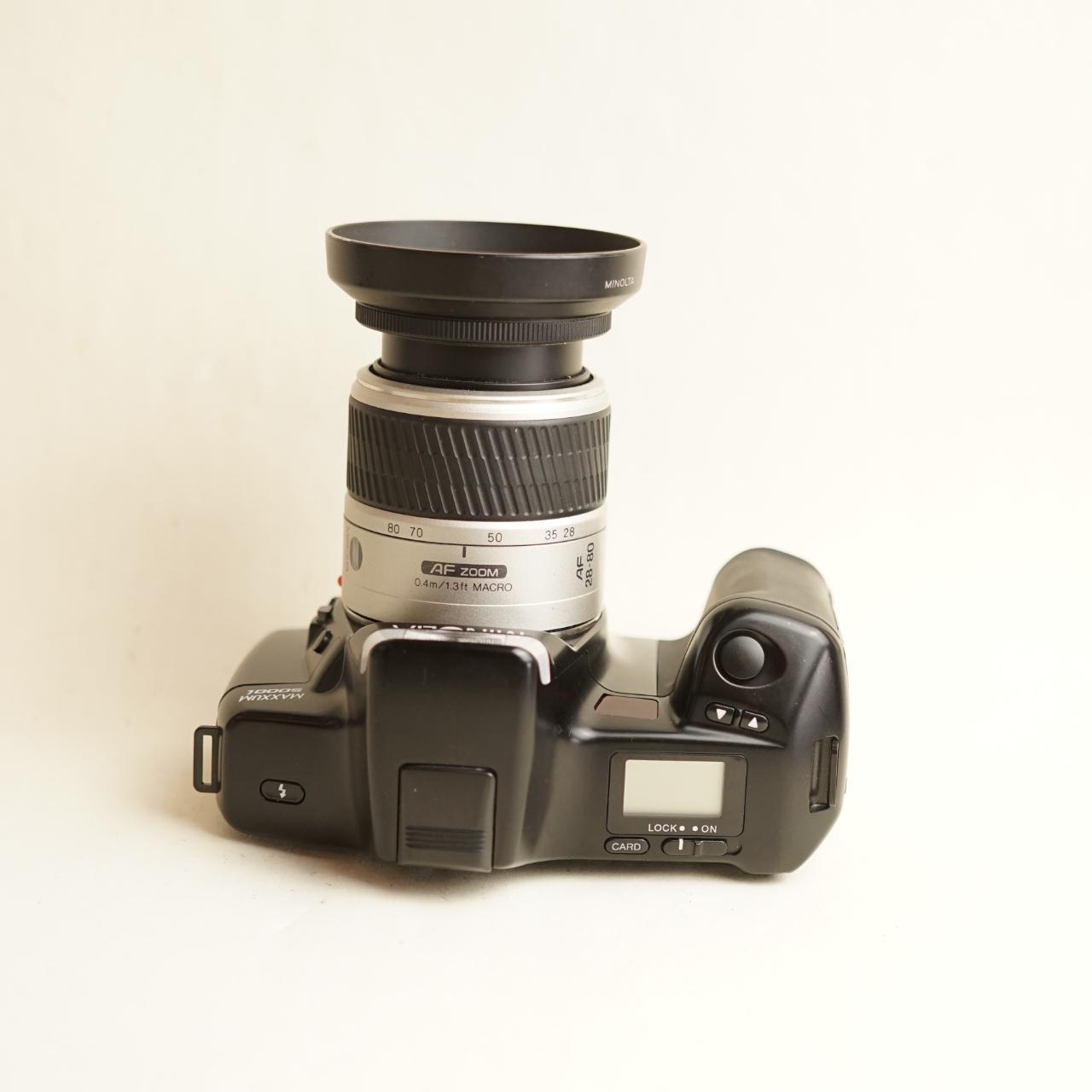 Minolta Maxxum 5000i 35mm SLR Film Camera | 28–80mm Lens | Tested & Working | Black