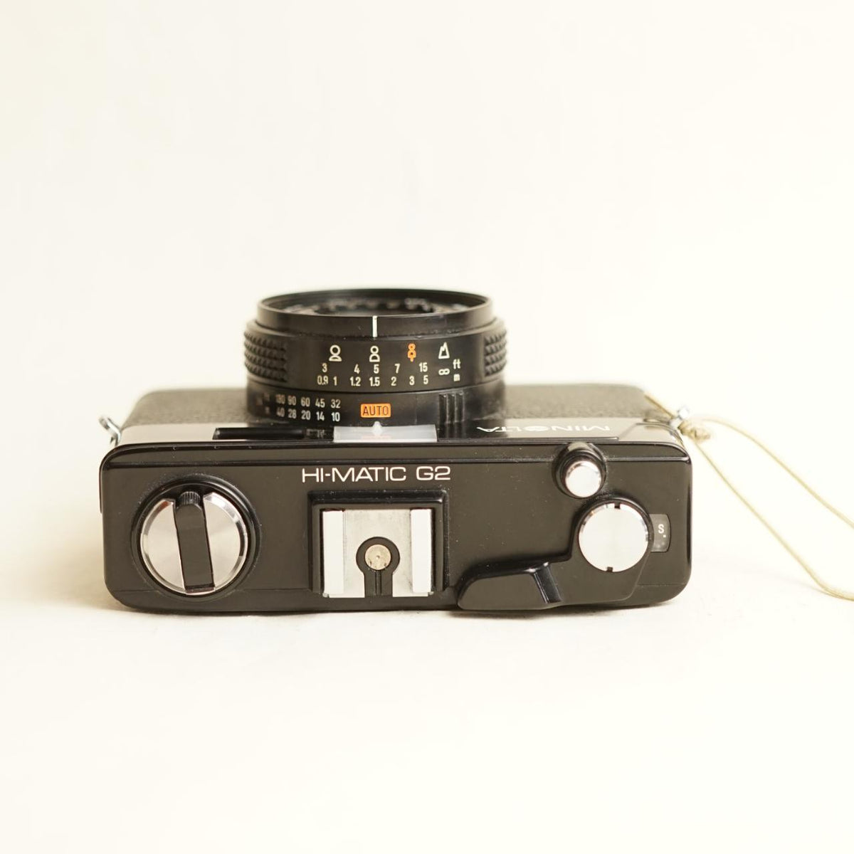 Minolta Hi-Matic G2 Film Camera | 35mm Point & Shoot | Tested & Working | Black