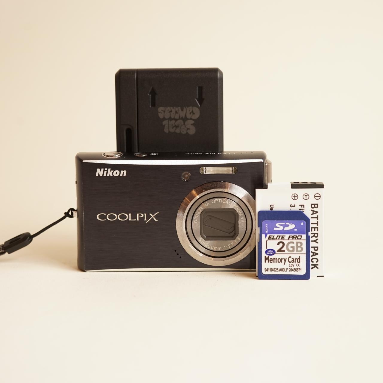 Nikon Coolpix S610c Digital Camera | 10.0MP | Tested & Working | Navy