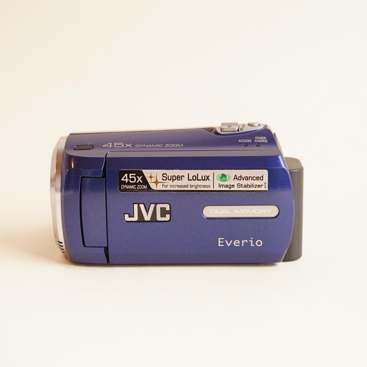 JVC Everio GZ-MS240AU Camcorder | SD Card | Tested & Working | Blue