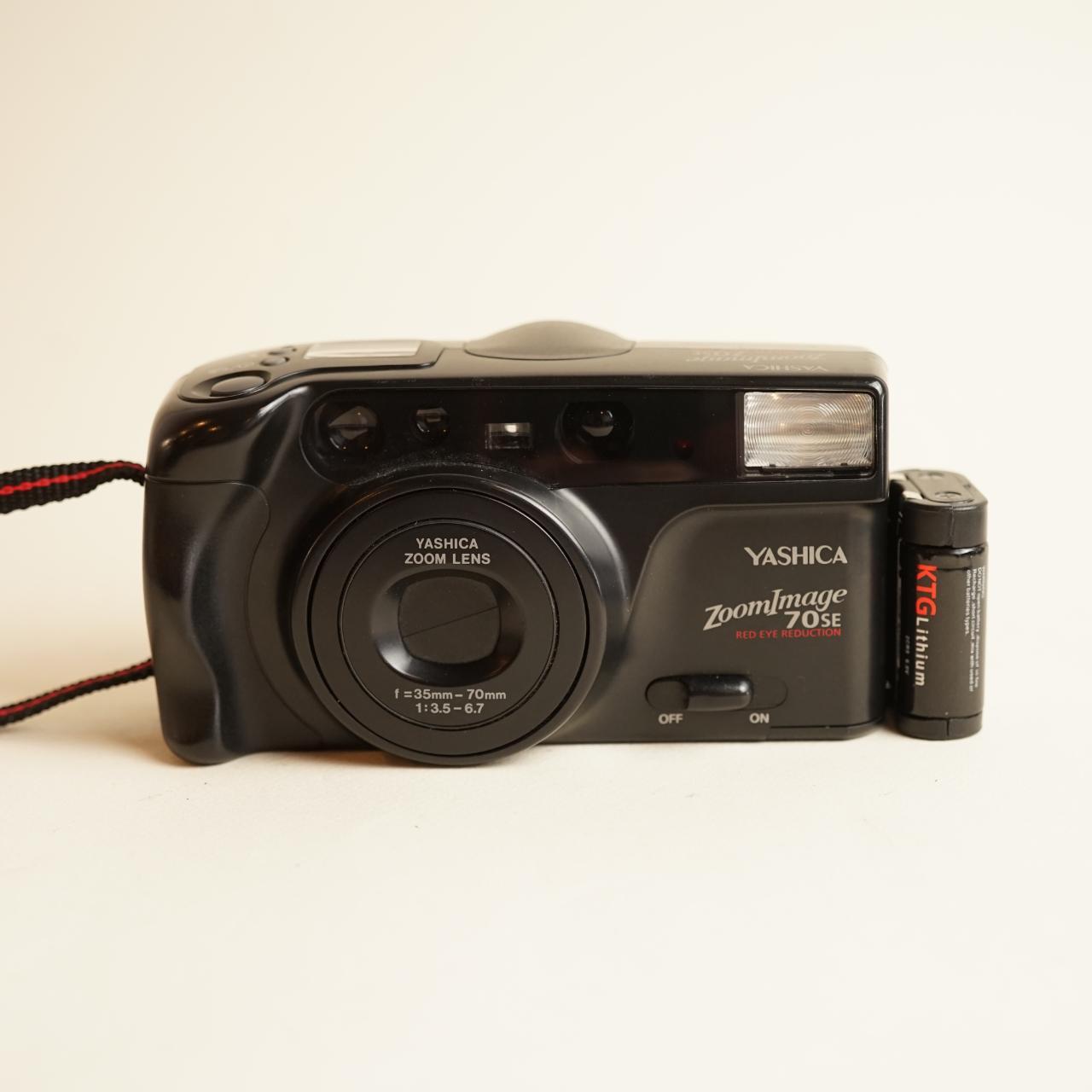 Yashica Zoom Image 70SE Film Camera | 35mm Point & Shoot | Tested & Working | Black
