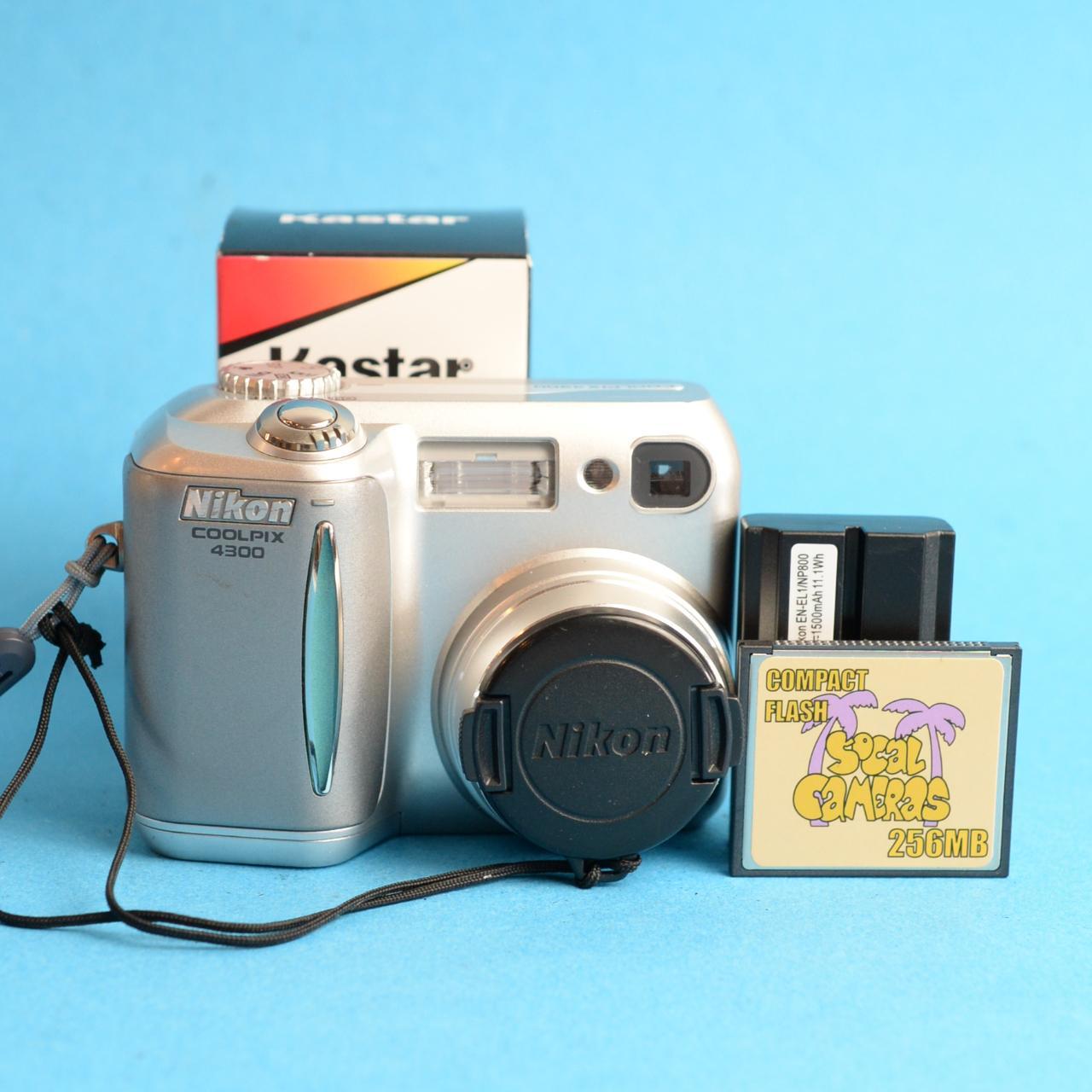Nikon Coolpix 4300 Digital Camera | 4MP | Tested & Working | Silver