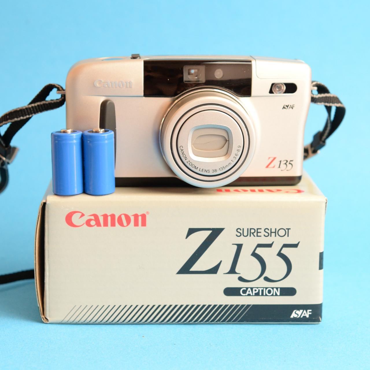 Canon Sure Shot Z135 Film Camera | 35mm Point & Shoot | Tested & Working | Silver