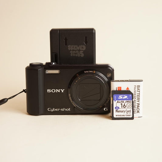 Sony Cyber-shot DSC-H70 Digital Camera | 16.1MP | Tested & Working | Black