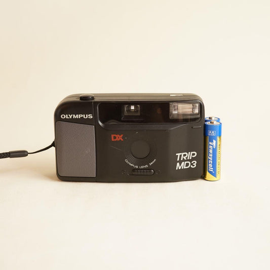 Olympus Trip MD3 Film Camera | 35mm Point & Shoot | Tested & Working | Black
