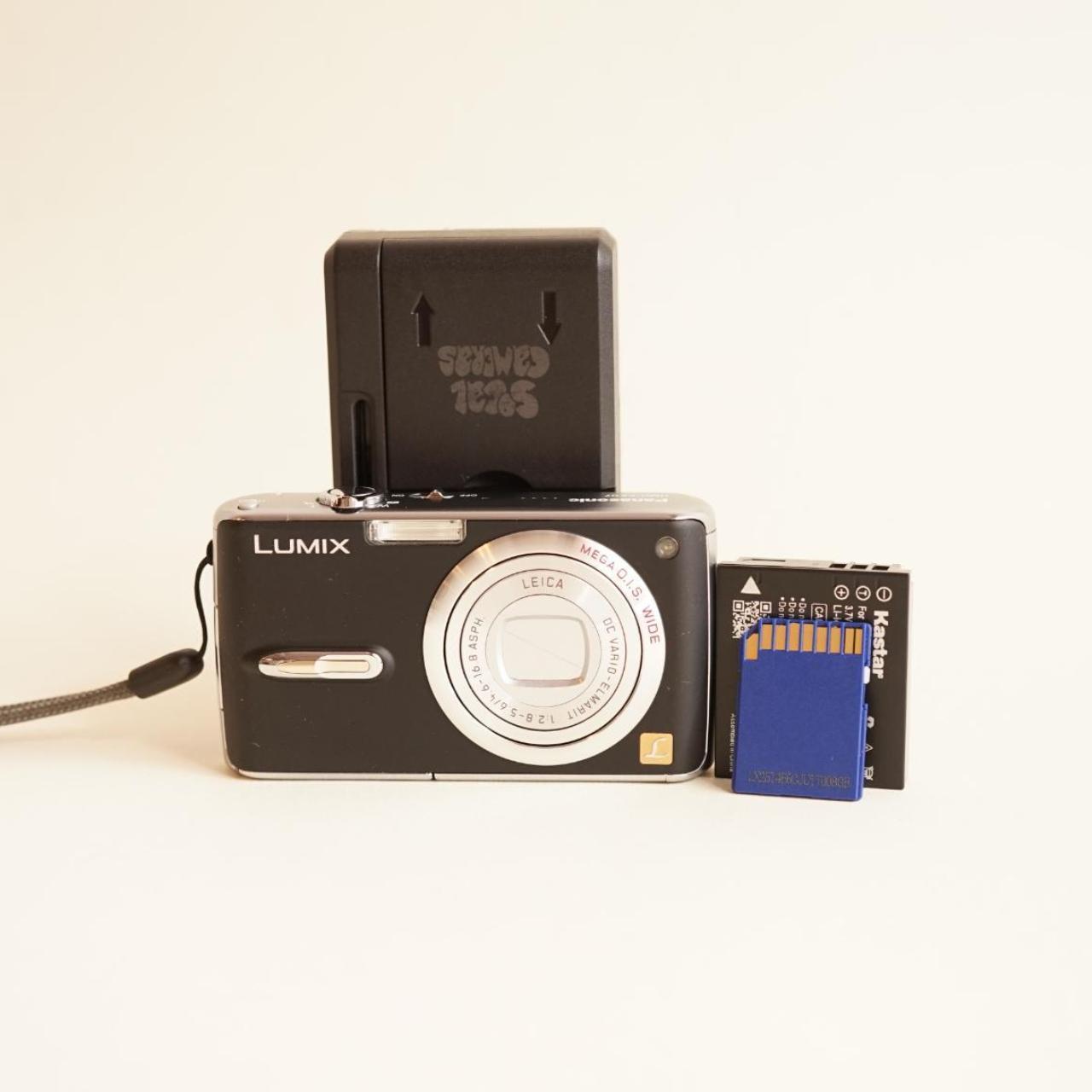 Panasonic Lumix DMC-FX07 Digital Camera | 7.2MP | Tested & Working | Black