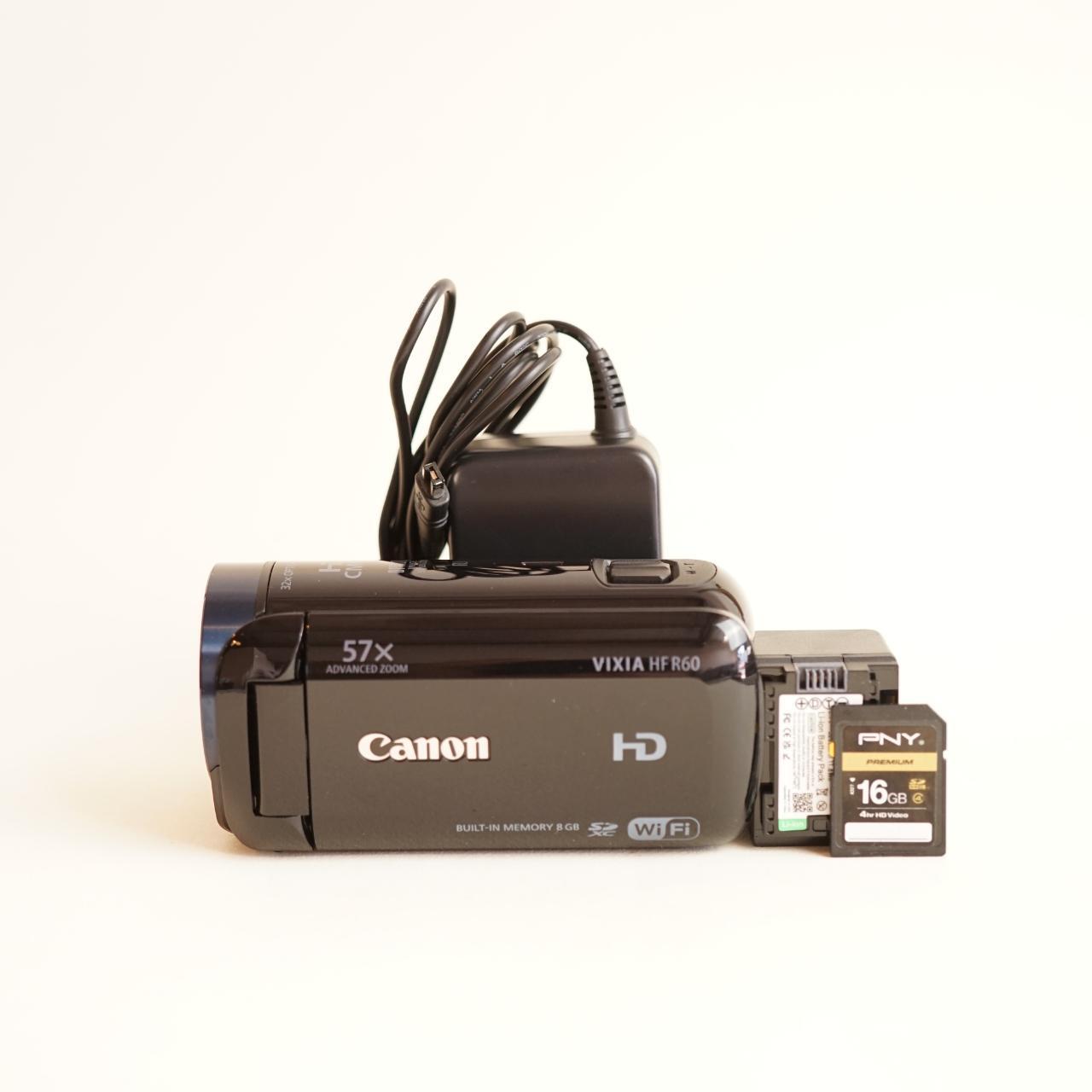 Canon Vixia HF R60 Digital Camcorder | Tested & Working | Black