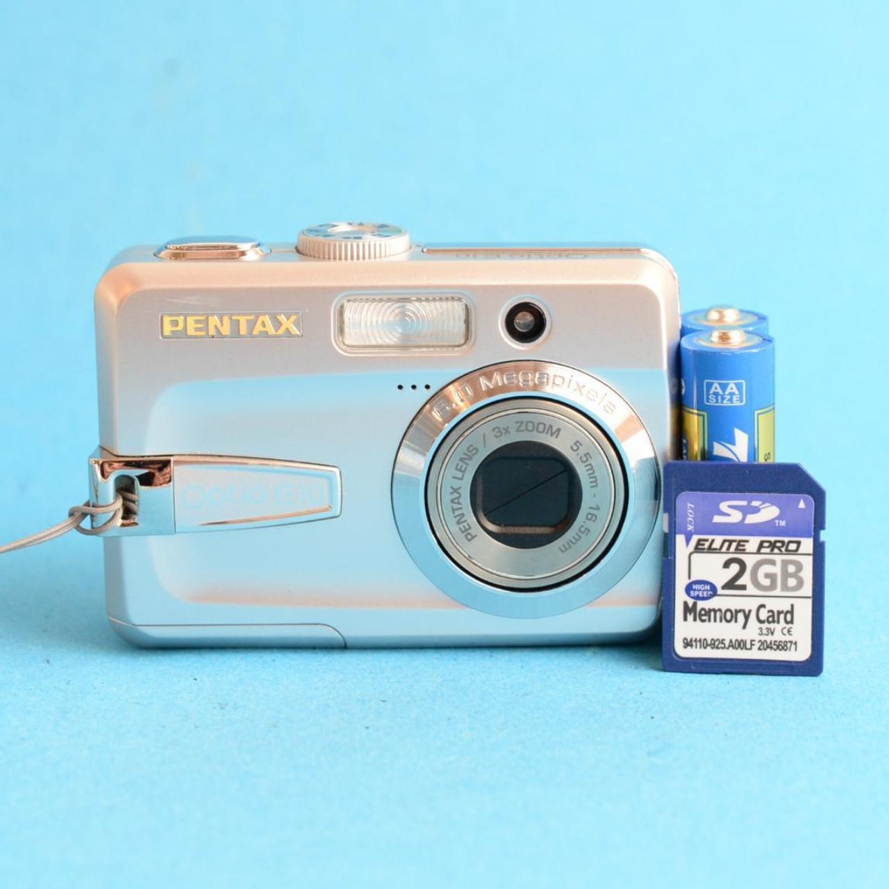 Pentax Optio E10 Digital Camera | 6MP | Tested & Working | Silver