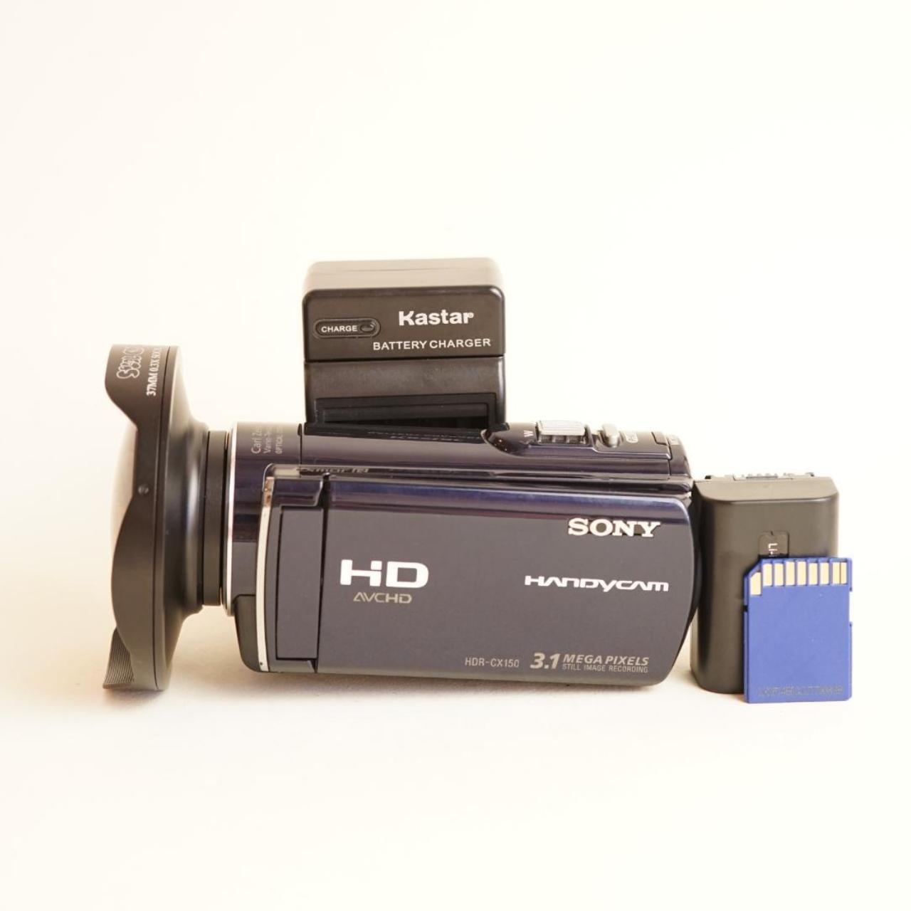 Sony Handycam HDR-CX150 Digital Camcorder | HD Video | Tested & Working | Blue