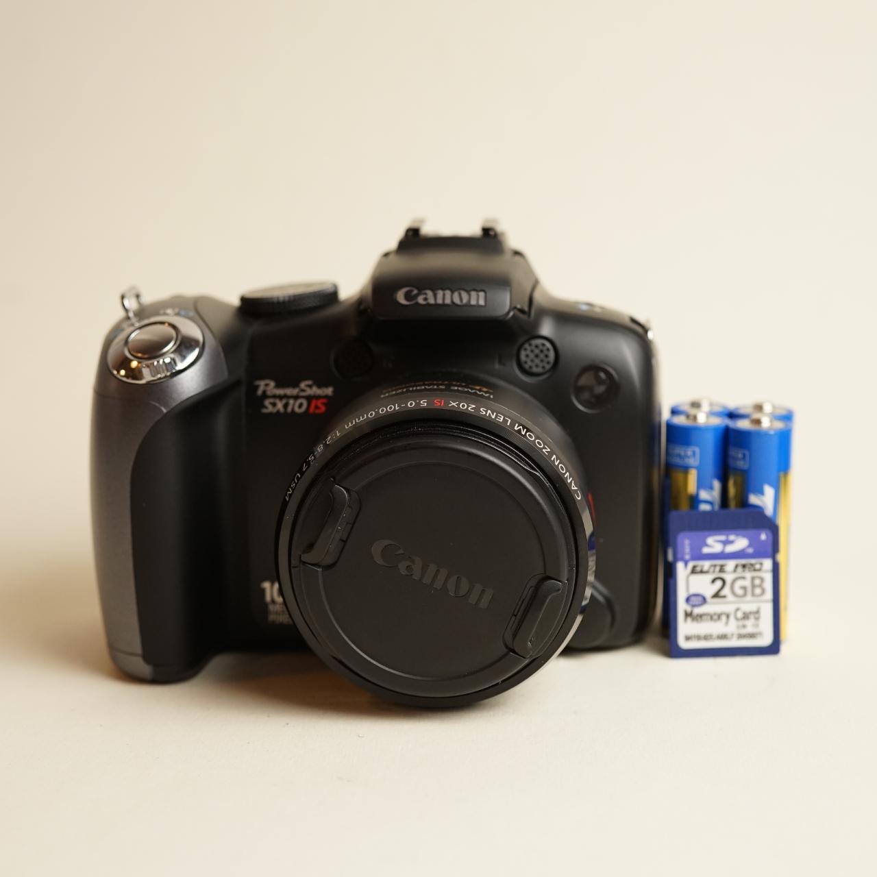 Canon PowerShot SX10 IS Digital Camera | 10MP | Tested & Working | Black
