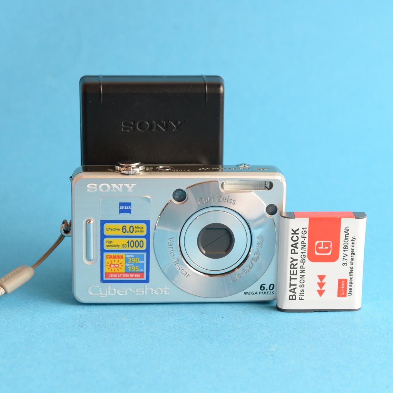 Sony Cyber-shot DSC-W50 Digital Camera | 6MP | Tested & Working | Silver