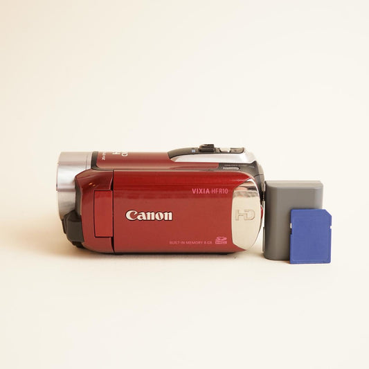 Canon VIXIA HF R10 Digital Camcorder | HD 1080p | Tested & Working | Red