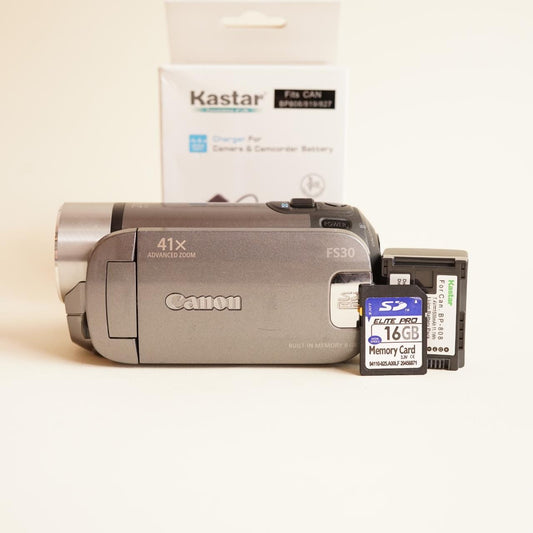 Canon FS30 Digital Camcorder | Tested & Working | Grey