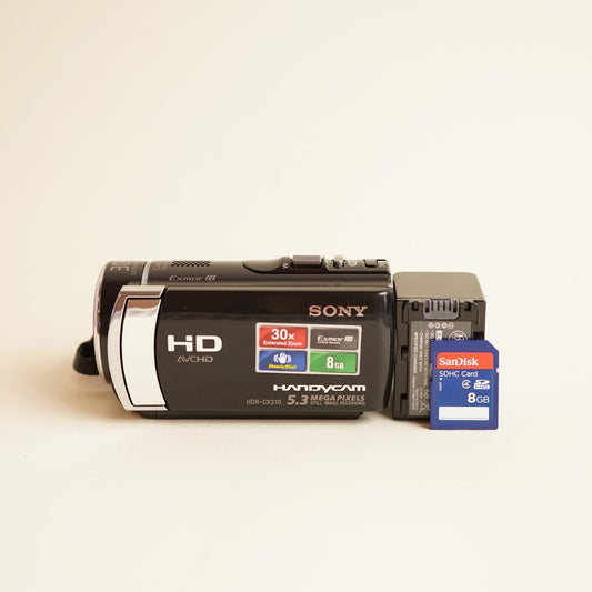 Sony Handycam HDR-CX210 Digital Camcorder | Tested & Working | Black