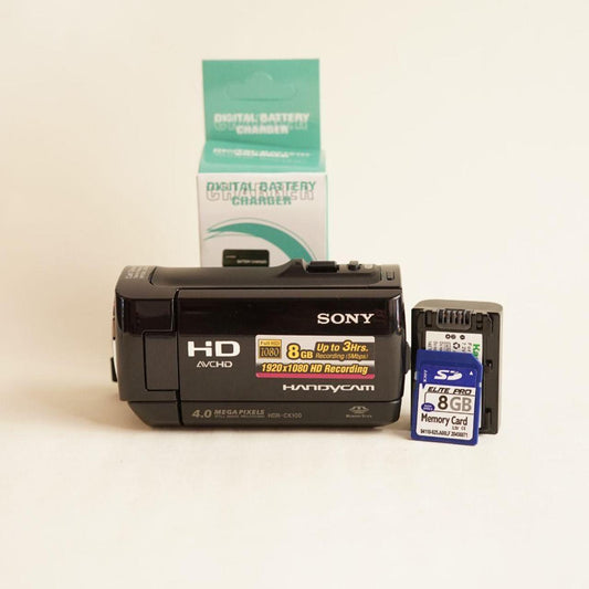 Sony Handycam HDR-CX100 Camcorder | HD | Tested & Working | Black