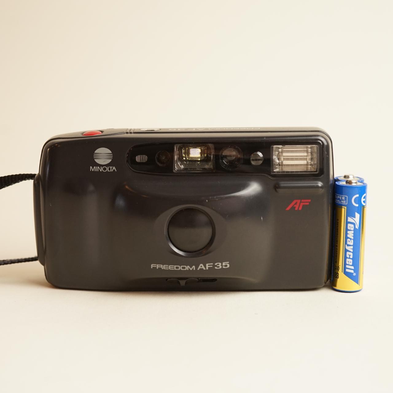 Minolta Freedom AF 35 Film Camera | 35mm Point & Shoot | Tested & Working | Black