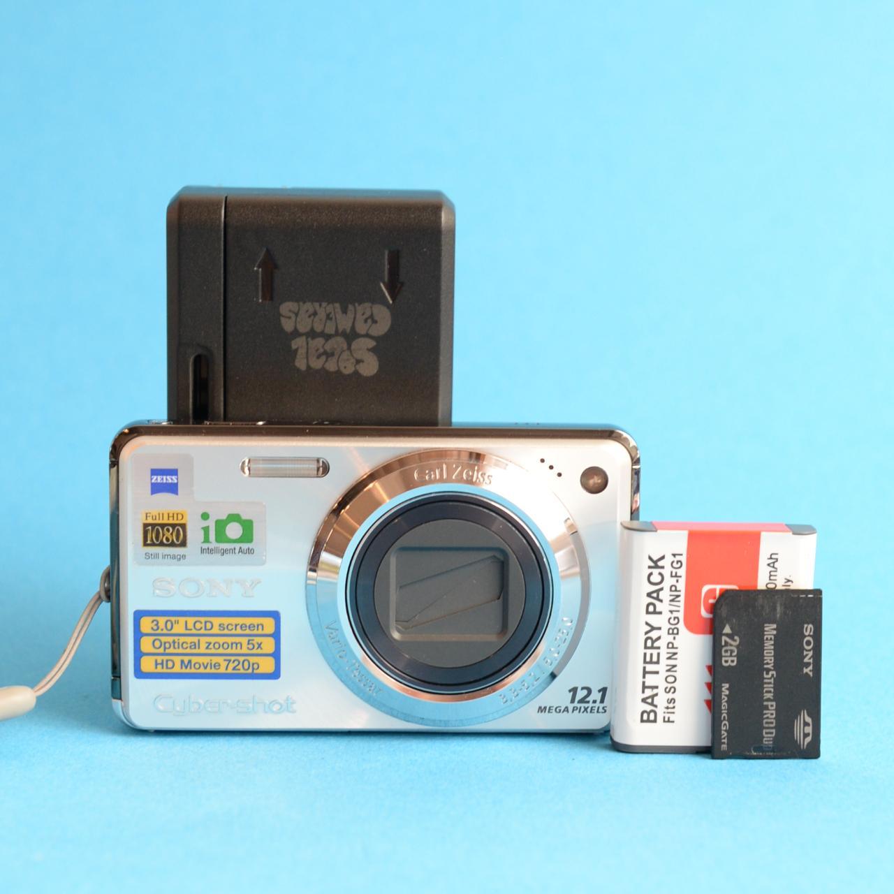 Sony Cyber-shot DSC-W290 Digital Camera | 12.1MP | Tested & Working | Silver