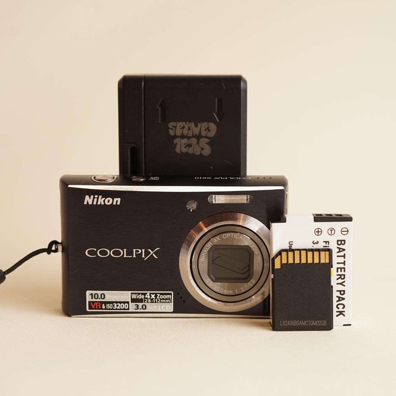Nikon Coolpix S610 Digital Camera | 10MP | Tested & Working | Black