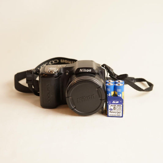 Nikon Coolpix L100 Digital Camera | 10MP | Tested & Working | Black