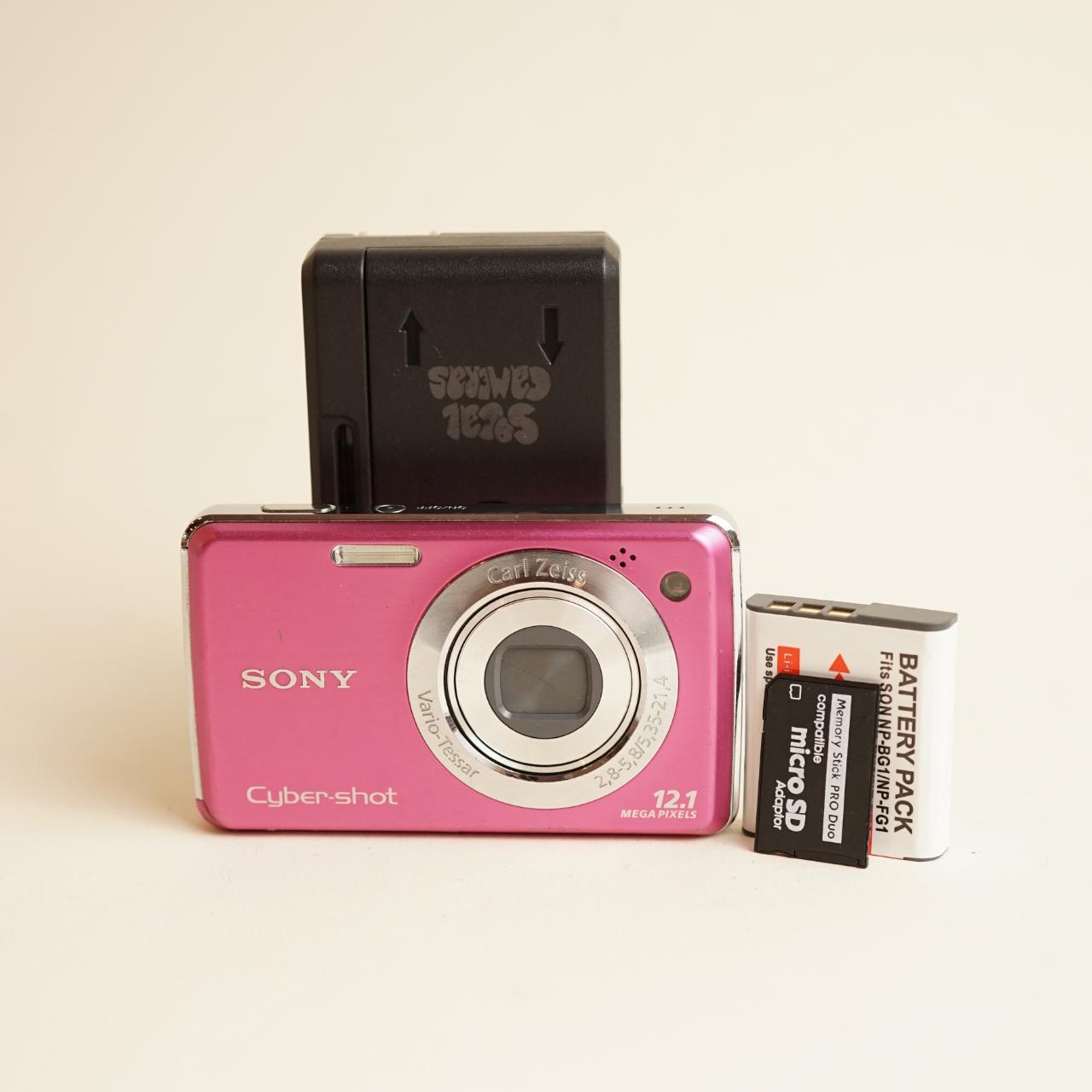 Sony Cyber-shot DSC-W220 Digital Camera | 12.1MP | Tested & Working | Pink