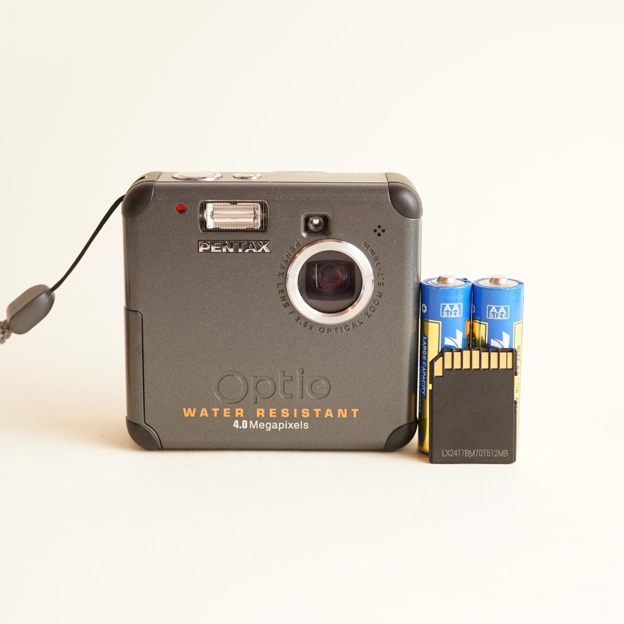 Pentax Optio 43WR Digital Camera | 4MP | Tested & Working | Grey