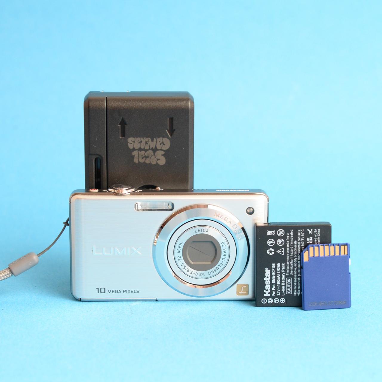 Panasonic Lumix DMC-FS7 Digital Camera | 10MP | Tested & Working | Silver